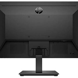 HP P224 21.5 Inch Monitor 2-Pack Bundle with Desk Mount Clamp Dual Monitor Stand, FHD 1080p, LED Backlit, IPS, Anti-Glare, Tilt (HDMI, VGA and DisplayPort) for Home and Office