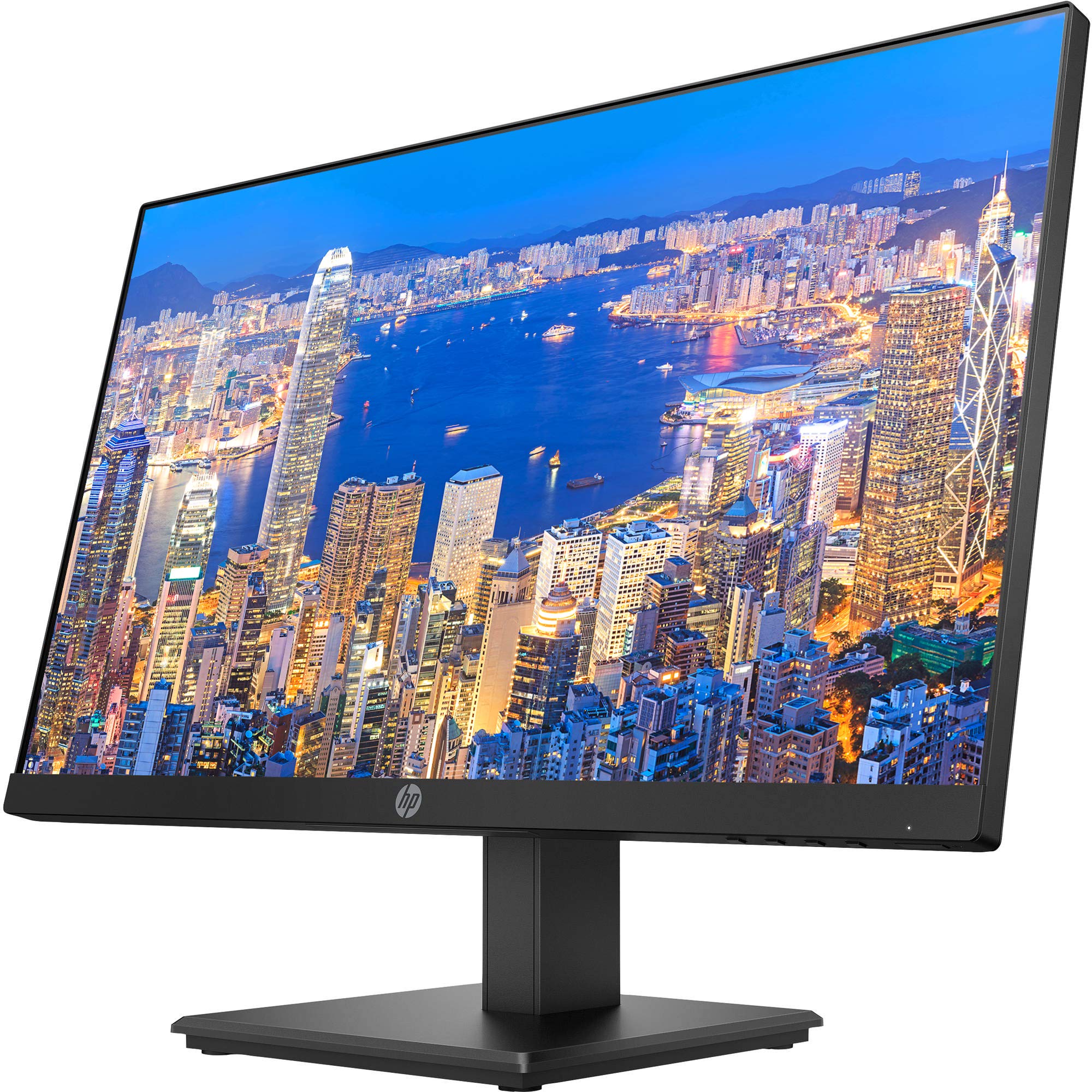 HP P224 21.5 Inch Monitor 2-Pack Bundle with Desk Mount Clamp Dual Monitor Stand, FHD 1080p, LED Backlit, IPS, Anti-Glare, Tilt (HDMI, VGA and DisplayPort) for Home and Office