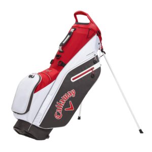 callaway golf 2021 fairway c stand bag , white/black/red