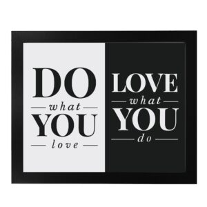 Do What You Love- Inspirational Wall Art Hanging Decor Pictures for Living Room, Boho Wall Decor for Bedroom, Canvas Art Decor for Home, & Office, Encouragement Gift, Unframed - 10x8"