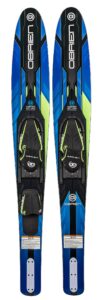 o'brien vortex widebody combo water skis 65.5", blue