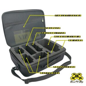 Drone Pit Stop Carrying Case For Hubsan Zino 2 - Splash-Proof | Durable | Compact | EVA Material - Carry Your Drone with Maximum Protection