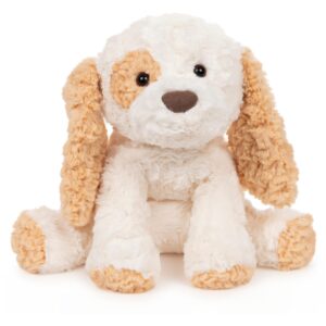 gund cozys collection puppy plush, puppy dog stuffed animal for ages 1 and up, tan/cream, 10"