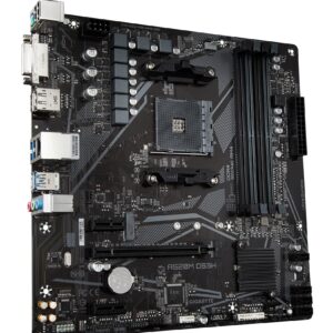 Gigabyte A520M DS3H (AMD Ryzen AM4/MicroATX/5+3 Phases Digital PWM/Gaming GbE LAN/NVMe PCIe 3.0 x4 M.2/3 Display Interfaces/Q-Flash Plus/RGB Fusion 2.0/Motherboard)