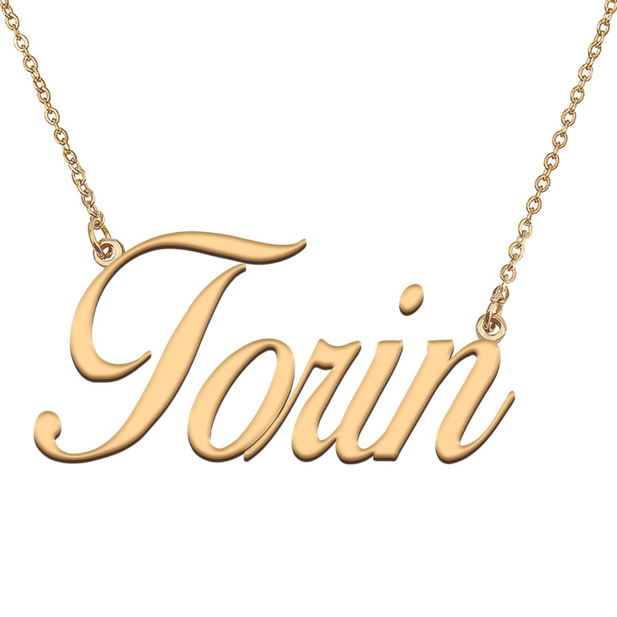 HUAN XUN Personalized Any Name Necklace Charm Pendant Necklace for Mother New Mom Torin