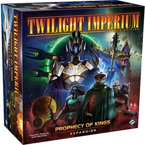 fantasy flight games twilight imperium 4th edition board game prophecy of kings expansion - sci-fi strategy game, adventure game for kids & adults, ages 14+, 3-8 players, 4-8 hour playtime, made