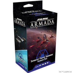 star wars armada separatist fighter squadrons expansion pack | miniatures battle game | strategy game for adults and teens | ages 14+ | 2 players | avg. playtime 2 hours | made by fantasy flight games