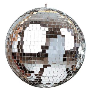 anderson's mirror ball with turner, 16 inches, special effects, party supplies, disco balls