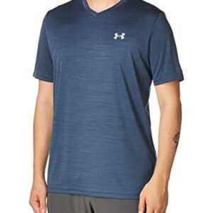 Under Armour Mens V-Neck Tech 2.0 Short Sleeve T-Shirt (Academy(408), S)