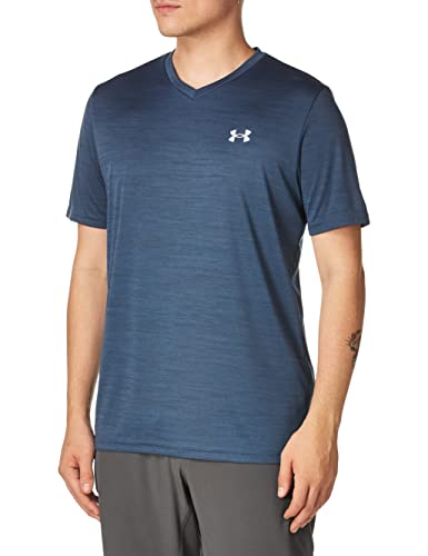 Under Armour Mens V-Neck Tech 2.0 Short Sleeve T-Shirt (Academy(408), S)