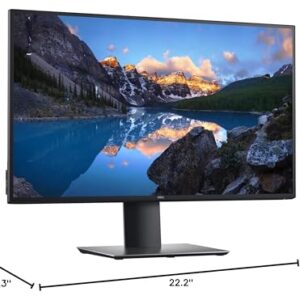 Dell U2720QM 27 Inch UltraSharp 4K UHD, IPS Ultra-Thin Bezel Monitor (HDMI, DisplayPort, USB-C), VESA Certified, Silver, Black