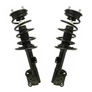 AutoShack Front Complete Struts Coil Springs Assembly Pair Driver and Passenger Side Replacement for 2013-19 Ford Flex Lincoln MKT 2.0L 3.5L 3.7L AWD FWD Without Adjustable Suspension CST272657-658PR