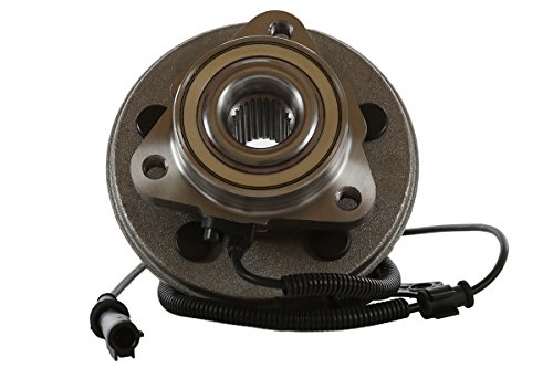 AutoShack Front Wheel Hub Bearing Pair of 2 Driver and Passenger Side Replacement for 2006-2010 Ford Explorer 2007-2010 Explorer Sport Trac 2006-2010 Mercury Mountaineer 4WD AWD RWD 5-Lug HB615080PR