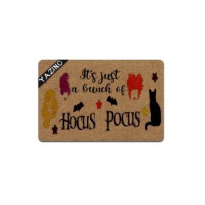it's just a bunch of welcome mat fall halloween funny doormat custom home living decor housewares rugs and mats state indoor gift ideas washable fabric top 23.6"(w) x 15.7"(l)