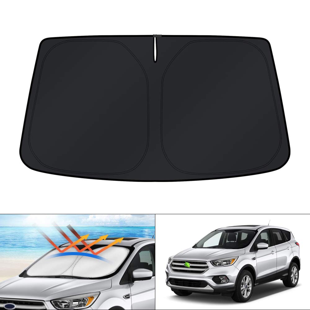 KUST Windshield Sun Shade for 2013 2014 2015 2016 2017 2018 2019 Ford Escape Sunshade Foldable Window Sun Visor Protector Blocks UV Rays Keep Your Car Cooler