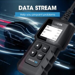 OBD2 Scanner, Code Reader TOPDON AL300 All OBD2 Functions, Vin Retrieval CAN Diagnostic Scan Tool for Check Engine Light, Smog Check, O2 Sensor Test, Mode 6, EVAP Test