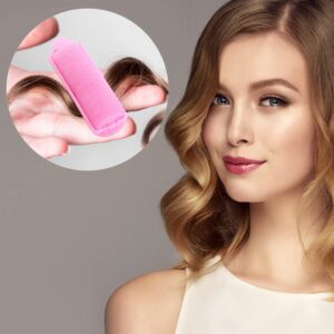 Elcoho 36 Pieces Foam Sponge Hair Rollers 20 mm Mini Foam Hair Styling Curlers Flexible Sponge Curlers with Storage Bag Soft Sleeping Hair Curlers for Adults and Kids (Pink)