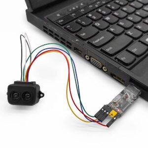 SmartFly info TF-Luna Lidar Sensor 0.1-8m Short-Range Distance Single-Point Ranging Finder Module UART / I2C Compatible with Pixhawk and Raspberry Pi for Drone/Robot Obstacle Avoidance