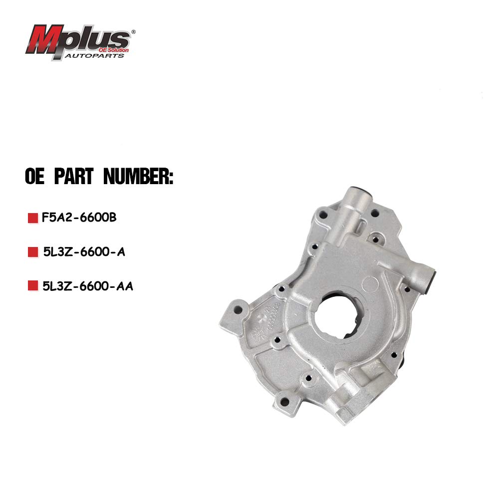 Mplus M176 Oil Pump Kit Replace for 1991-2008 for Ford, for Lincoln, for Mercury 4.6L 5.4L 6.8L V8 SOHC 16V 21mm Inlet Only for Windsor, Romeo Engine