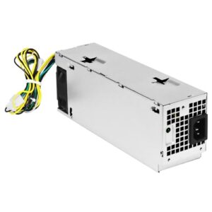 lxun l240es-00 h240es-02 b240am-02 240w power supply compatible with dell optiplex 3050 5050 7050 mini tower j61wf dk87p f484x dw3m7 ht04k (6pin + 4pin connector)