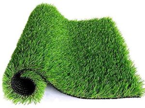 wmg grass premium artificial grass, drainage mat, 6.5' x 10' artificial turf for dogs, cats, pets, turf realistic indoor/outdoor for garden, patio (65 sq ft)