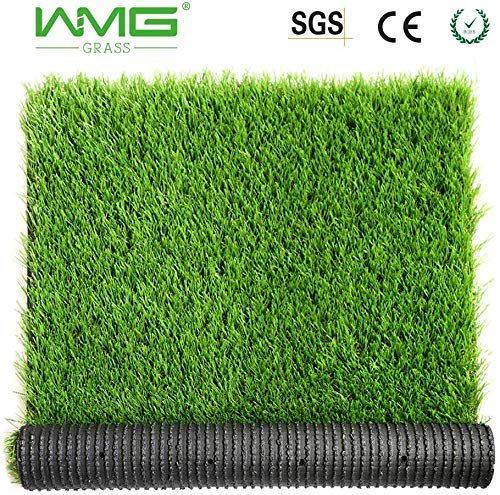 WMG GRASS Premium Artificial Grass, Drainage Mat, 6.5' x 10' Artificial Turf for Dogs, Cats, Pets, Turf Realistic Indoor/Outdoor for Garden, Patio (65 sq ft)