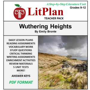 homeschool and online learning novel study guide for wuthering heights