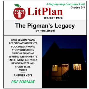homeschool and online learning novel study guide for the pigman's legacy
