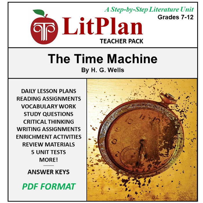 Homeschool and Online Learning Novel Study Guide for The Time Machine