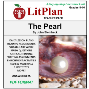 homeschool and online learning novel study guide for the pearl