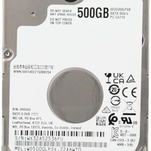 Western Digital Black WD5000LPSX 500 GB Hard Drive - 2.5" Internal - SATA (SATA/600)