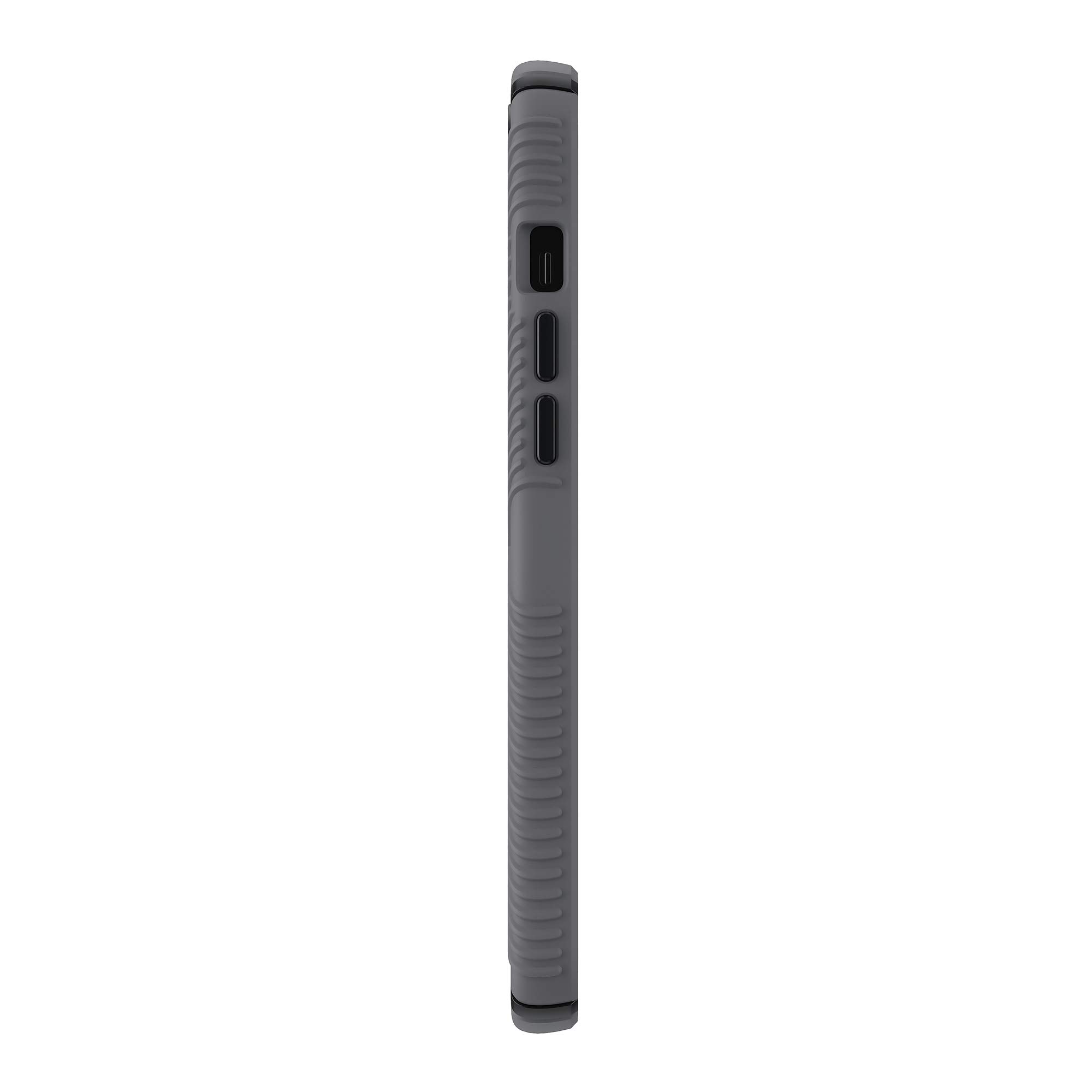 Speck Products Presidio2 Grip iPhone 12 Pro Max Case, Graphite Grey/Graphite Grey/Bold Red