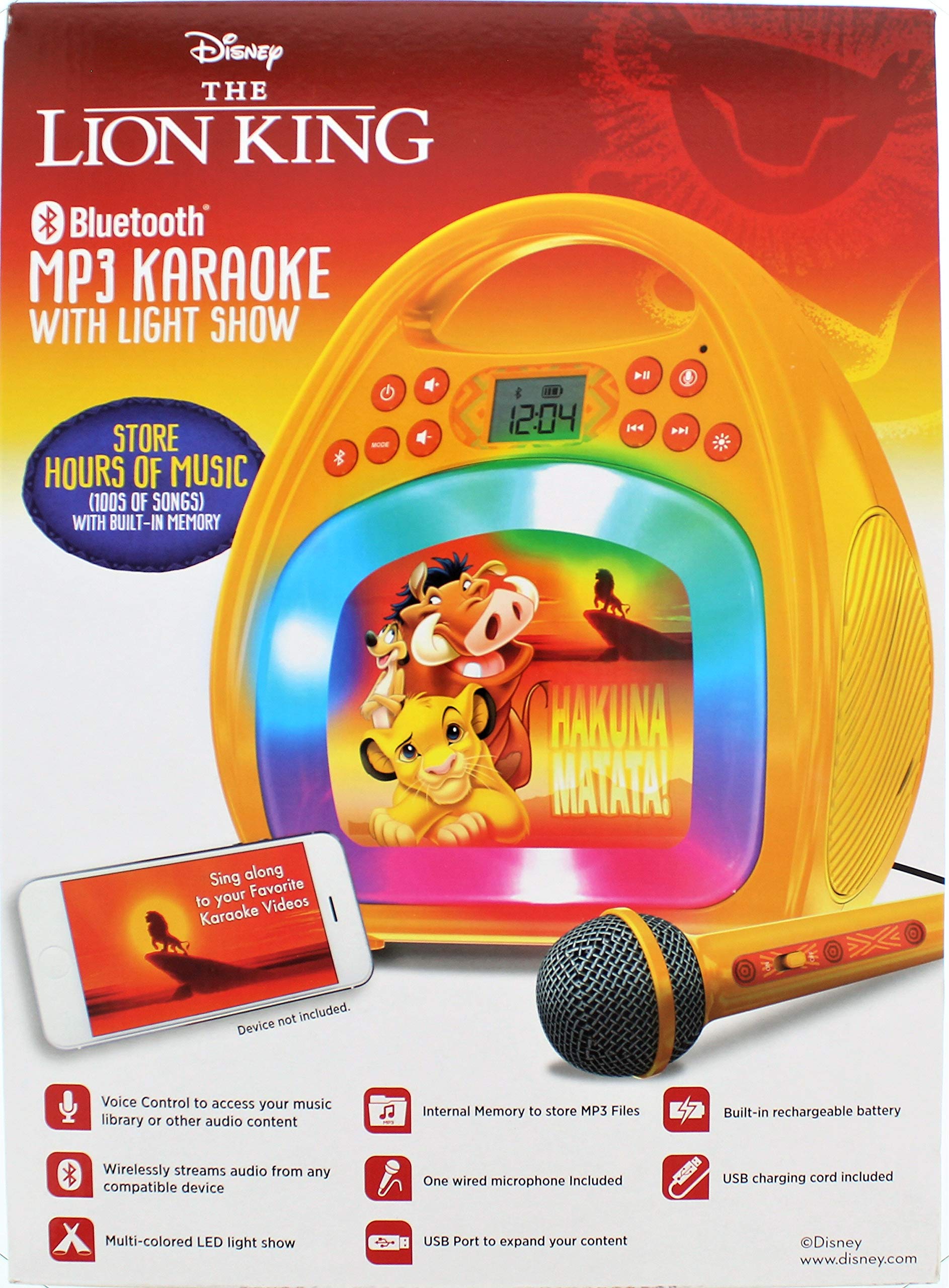 eKids Karaoke Machine Bluetooth Speaker