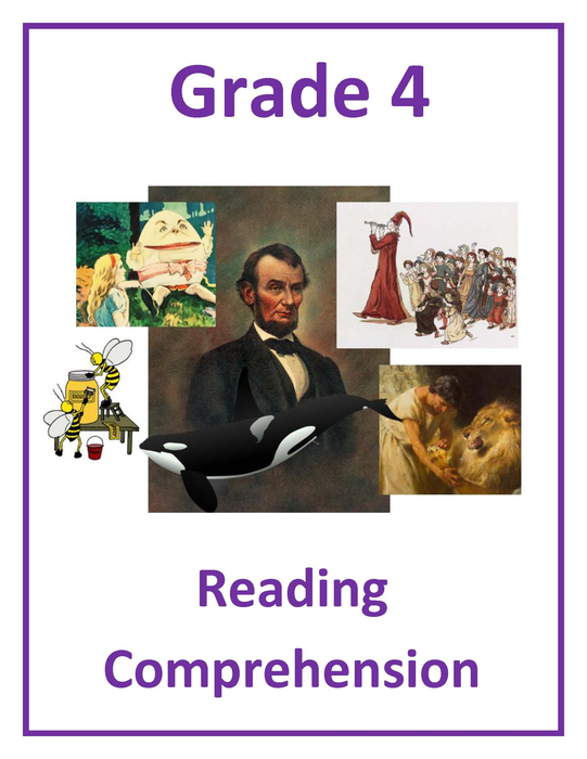 Grade 4 Common Core Reading - Literature, Poetry, and Informational Texts Reading Comprehension Workbook