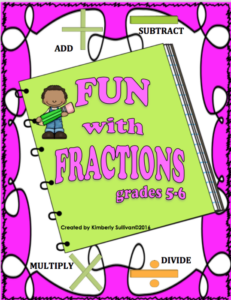 fractions! worksheets and task cards! add subtract multiply divide mixed improper equivalent
