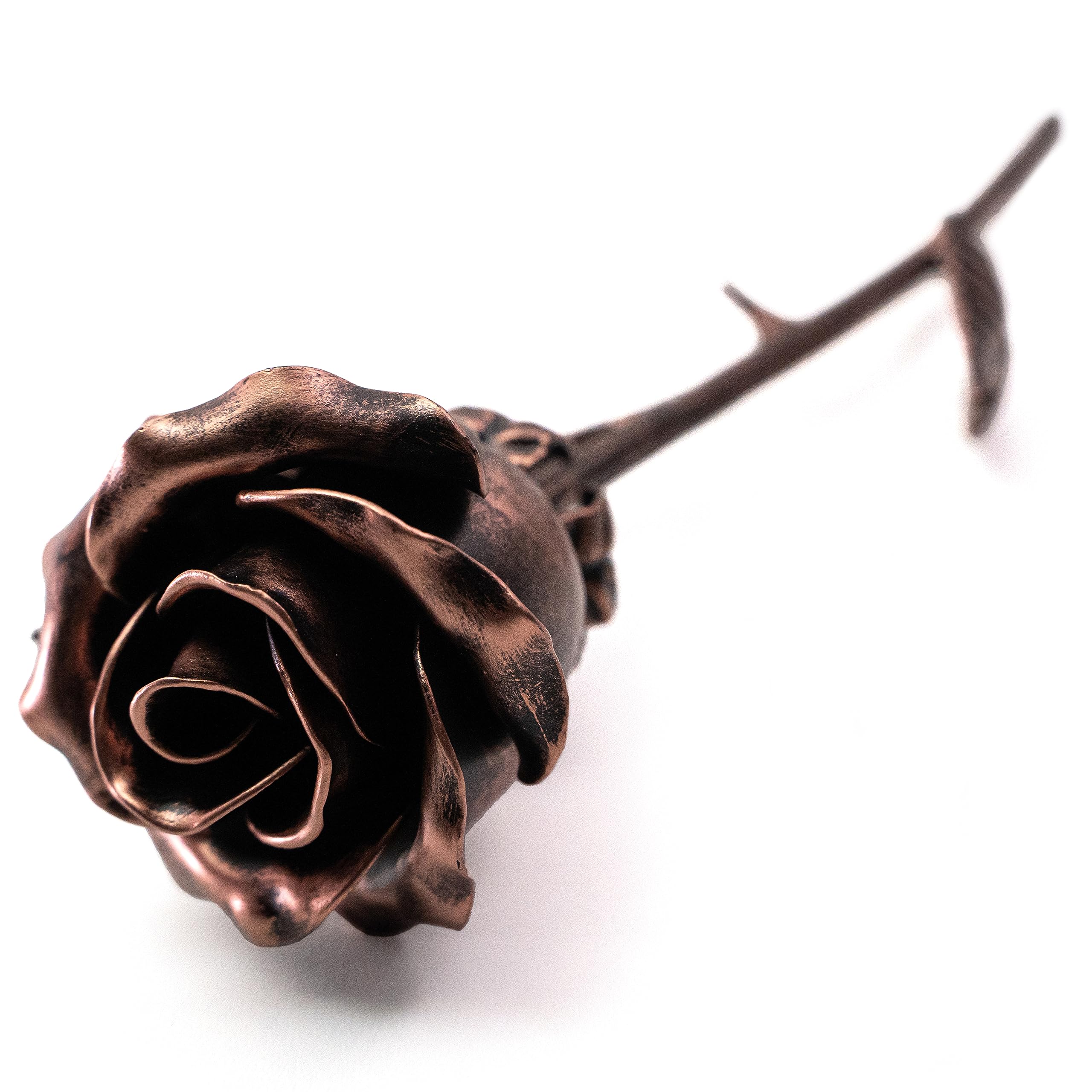 MetalArt Copper Rose (Rose + Personalized Stand)