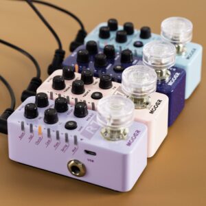 MOOER Candy Series Transparent Clear Guitar Footswitch Toppers