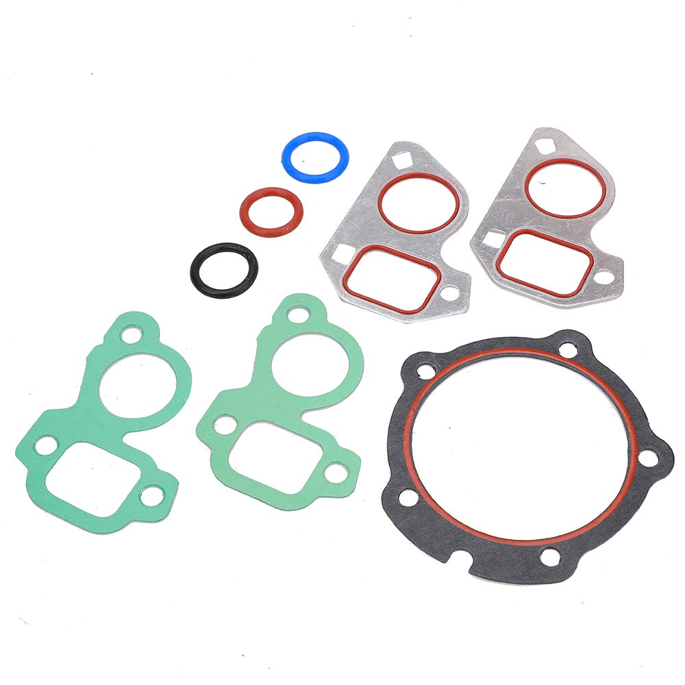 Timing Cover Gasket Set - Compatible with 4.8L 5.3L 5.7L 6.0L 6.2L Chevy Silverado, Suburban, Tahoe, GMC Sierra, Yukon, Savana, Cadillac Escalade - Replace 12633904 TCS45993