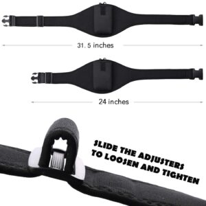 IRASPIN Mic Belt - Microphone Belt with Innovative Rubber Band Lock - Improved Adjustability Comfortability Durability For Fitness Instructors, Fitness Class,Public Speaking,Theatre,Pilates Teachers