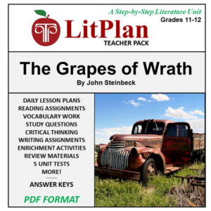homeschool and online learning novel study guide for the grapes of wrath
