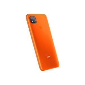 Xiaomi Redmi 9C Smartphone, 2 GB + 32 GB, 6.53" HD+ Dot Drop Display 5000mAh (typ), 13 MP, con AI Face Unlock, Tripla Fotocamera, Arancione (Sunrise Orange)