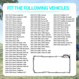 Oil Pan Gasket Set - Compatible with 4.8L 5.3L 6.0L 6.2L Chevy Silverado, Suburban, Tahoe, Trailblazer, GMC Sierra, Yukon, Cadillac Escalade - Replace 12612350 OS30693R