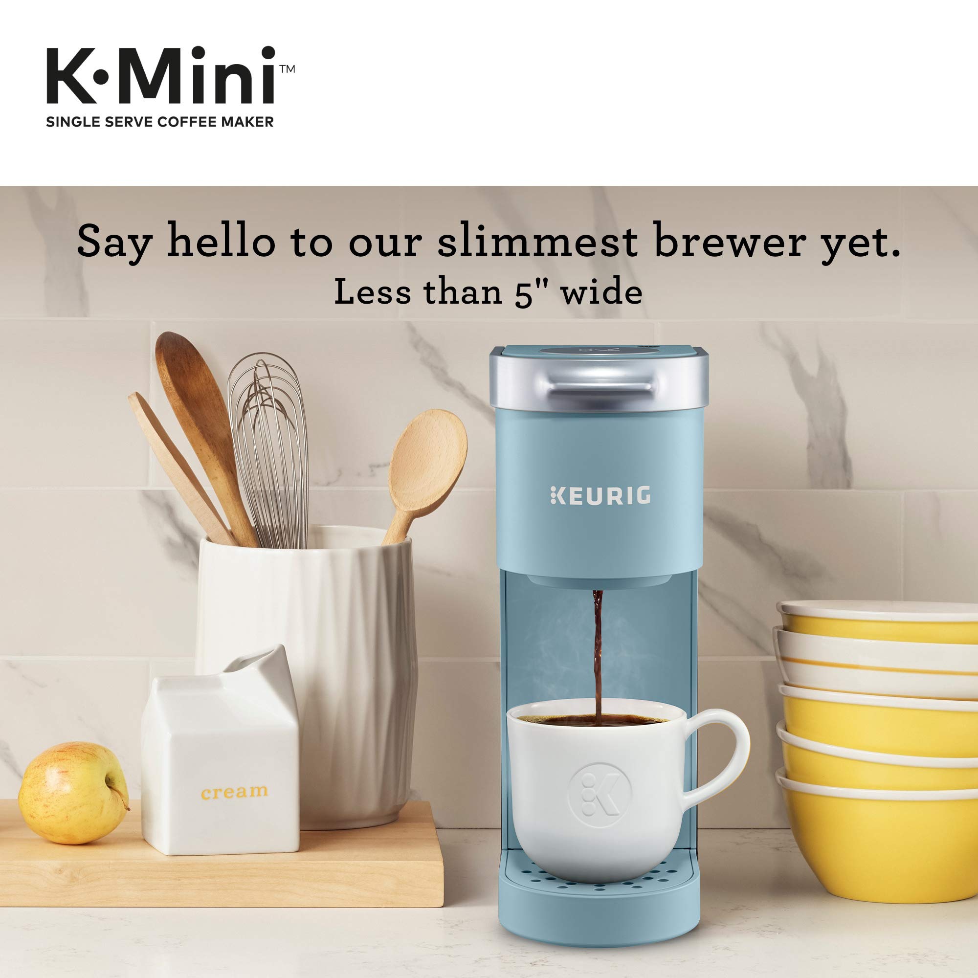 K-Mini® Single Serve Coffee Maker, Dreamy Blue