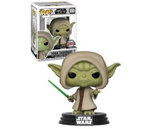 funko battlefront pop! star wars yoda exclusive vinyl figure [hooded]