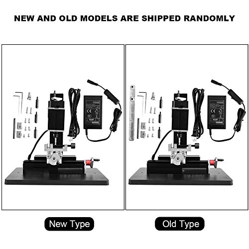 60W 12000RPM Mini Milling Lathe，100-240V DIY Mini Lathe Mini Miller，Mini Metal Lathe DIY Miniature Milling Machine Miller