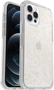 otterbox symmetry clear series case for iphone 12 pro max - wallflower (clear/clear wallflower graphic)