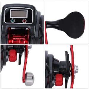 Bait Casting Lure Reel Deep Sea Marine Boat Fishing Electric Fishing Reel Saltwater Trolling Drum Round Reel