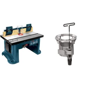 bosch ra1181 benchtop router table with ra1165 under-table router base