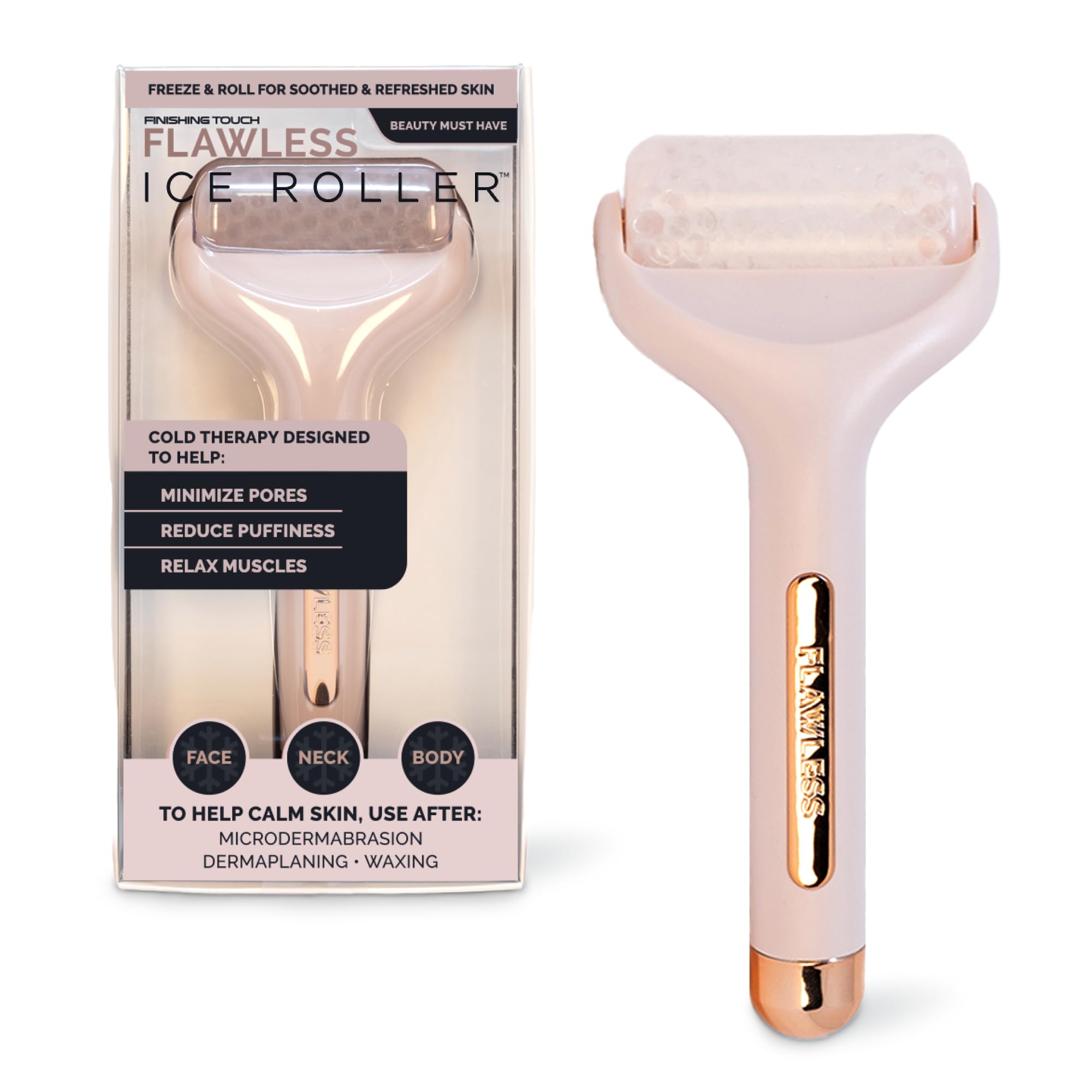 Finishing Touch Flawless Facial Massage Ice Roller