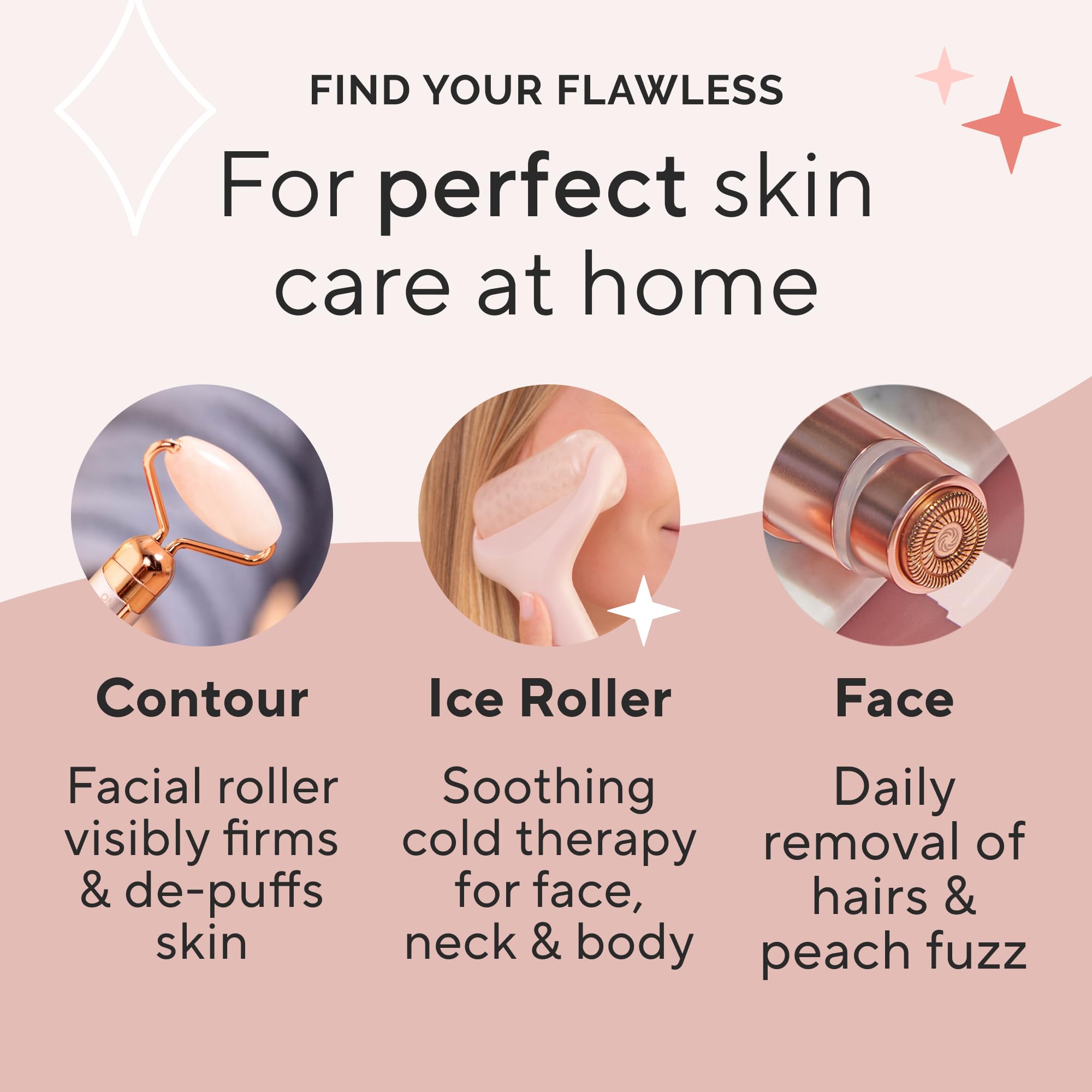 Finishing Touch Flawless Facial Massage Ice Roller